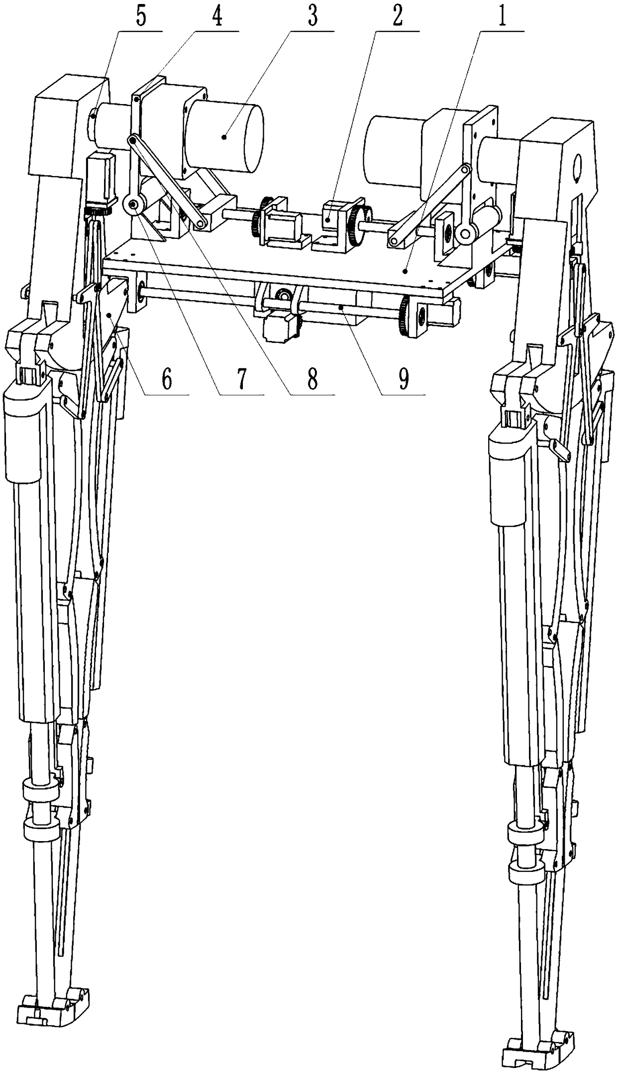 Two-wheeled biped robot