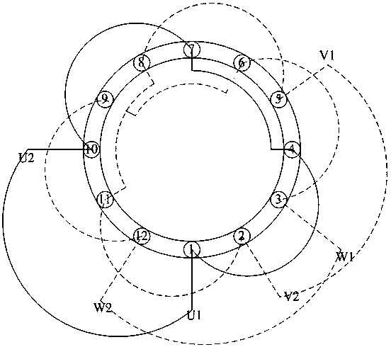 Stator permanent magnet-biased sheet-shaped inner-rotor bearingless asynchronous rotor