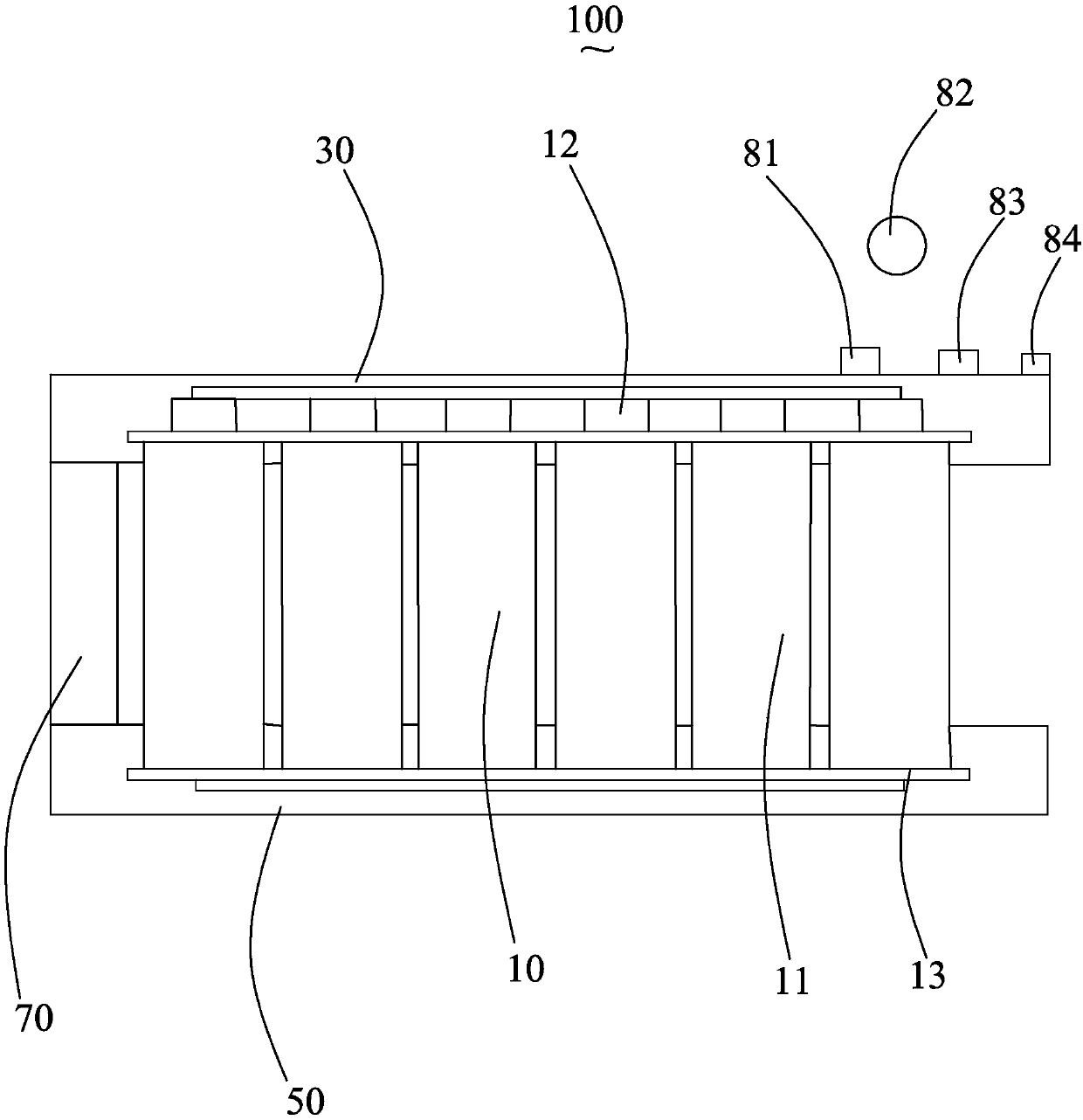 Battery pack with constant temperature function