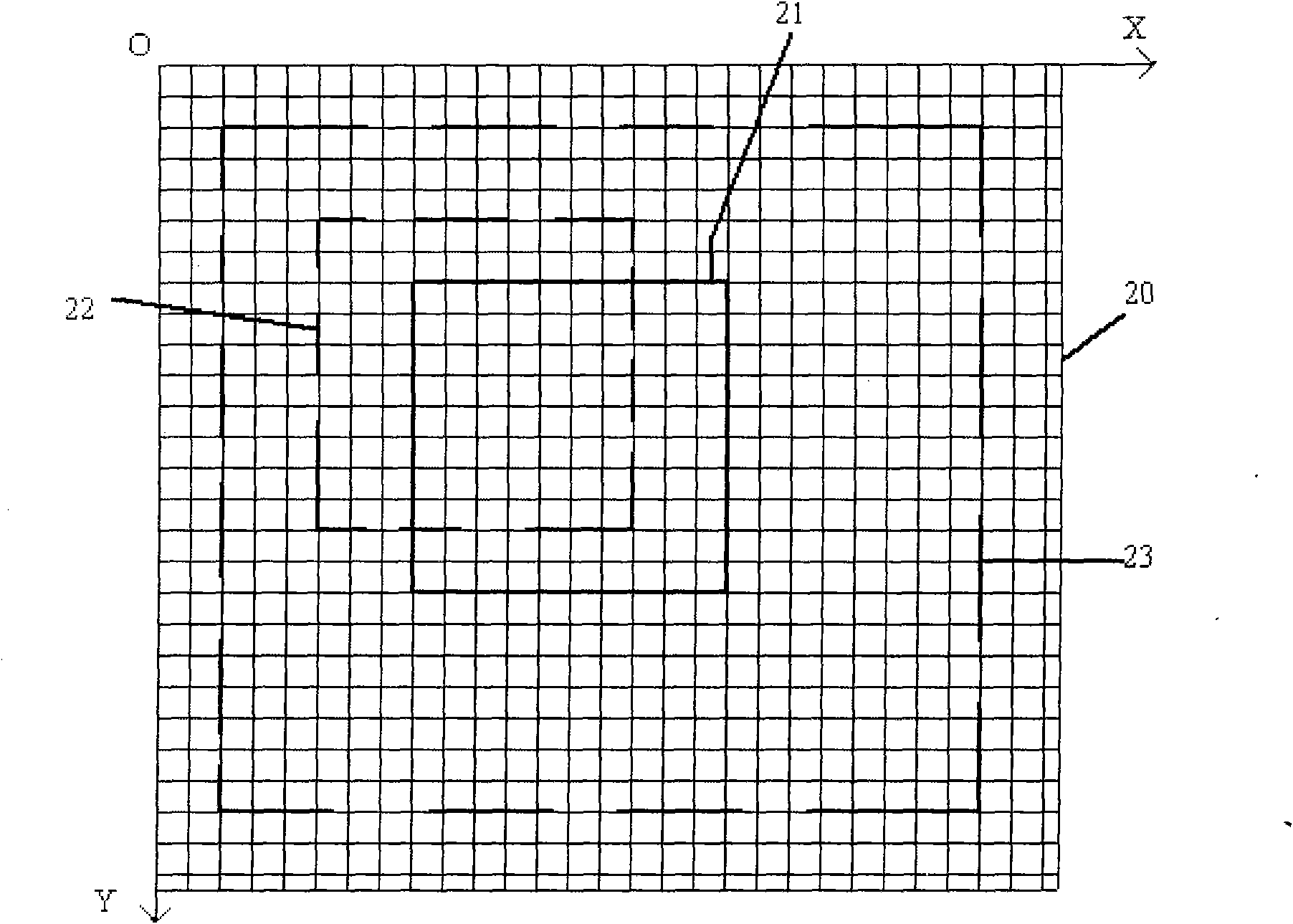 Method and device for measuring two-dimensional infinitesimal displacement with single primary color by using computer camera