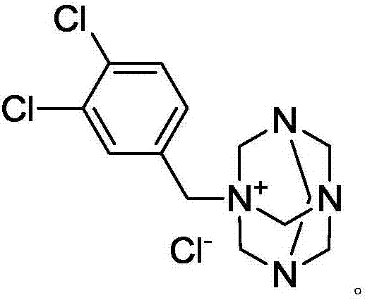 Preparation method of N-(3,4-dichlorobenzyl)hexamethylene tetra-ammonium chloride