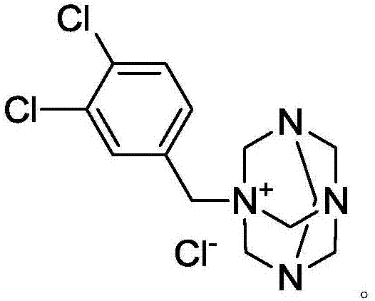 Preparation method of N-(3,4-dichlorobenzyl)hexamethylene tetra-ammonium chloride