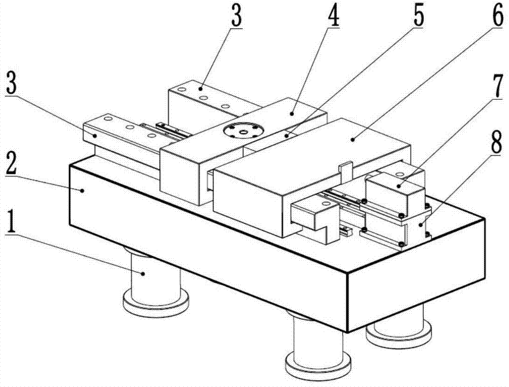 A macro-micro two-stage drive precision positioning mechanism