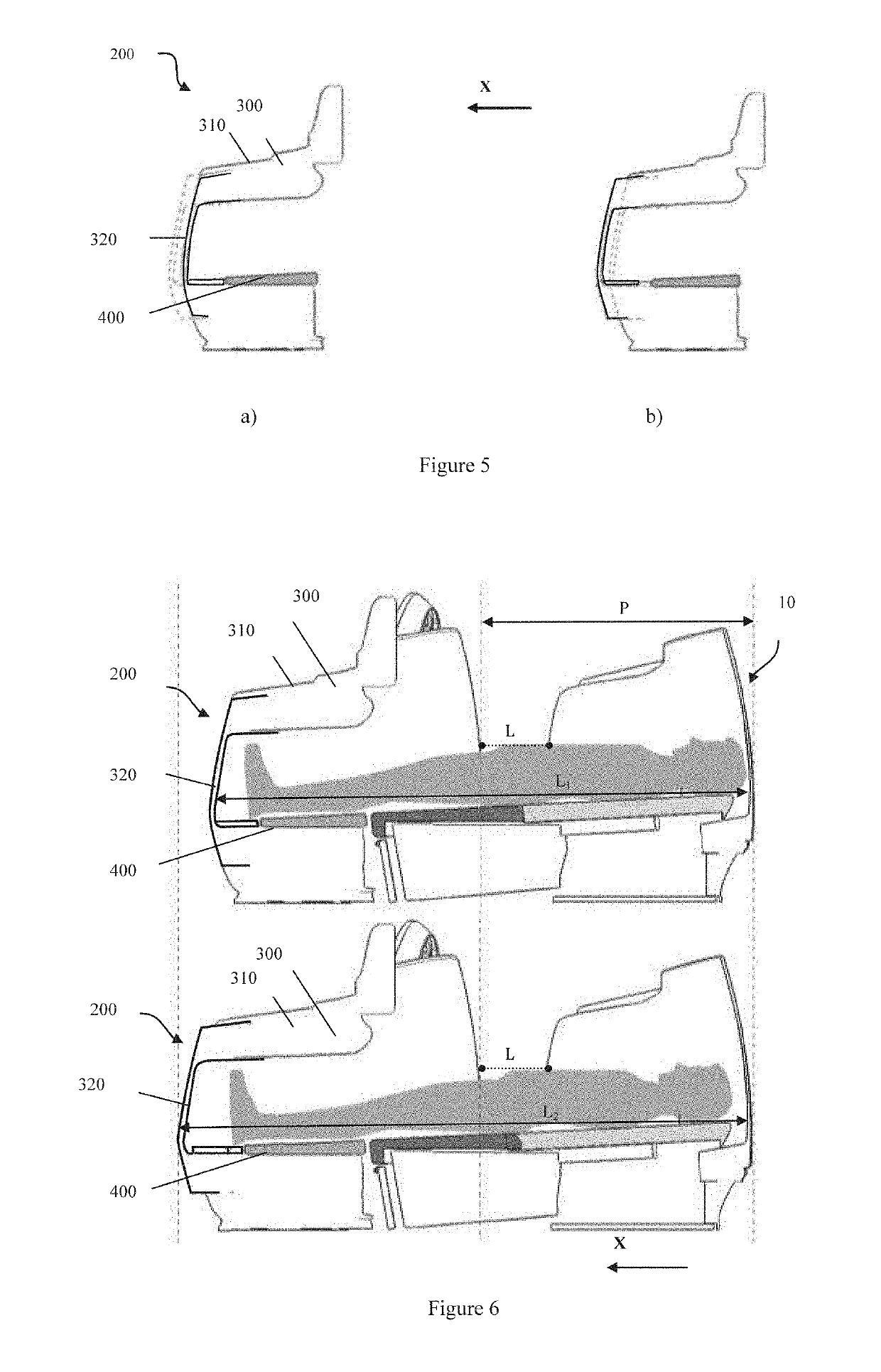 Seat extension with modular length, unit comprising a seat extension and passenger cabin