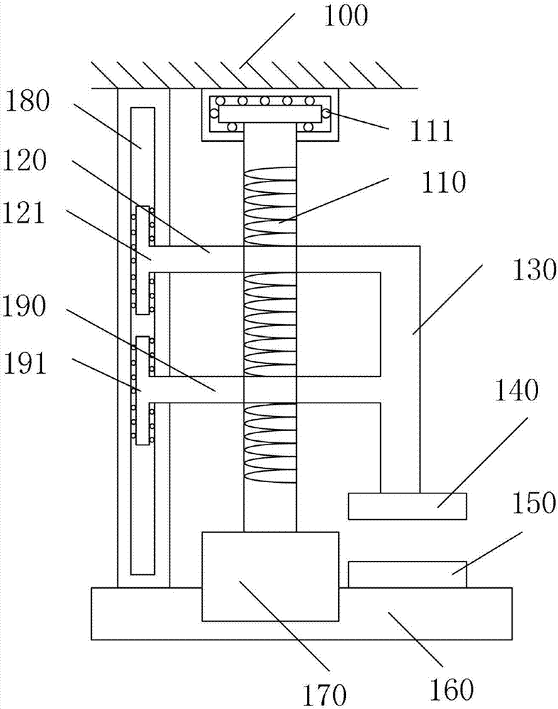 Vertical resistance testing machine