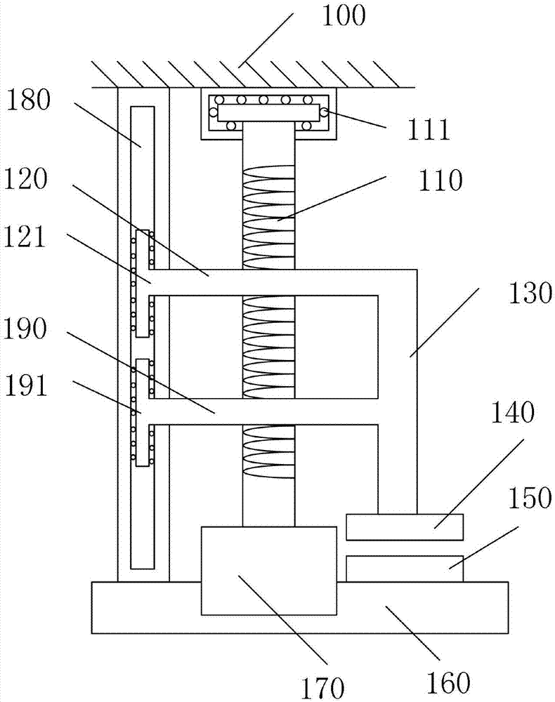 Vertical resistance testing machine