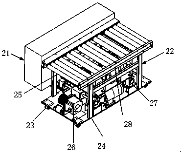 Vehicle-mounted automatic material supply device