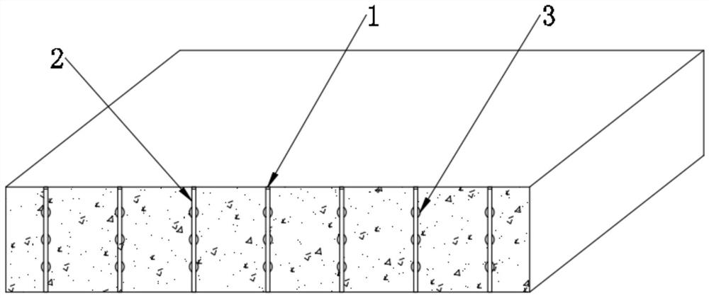 Foaming cement preparation process capable of detecting internal cracking