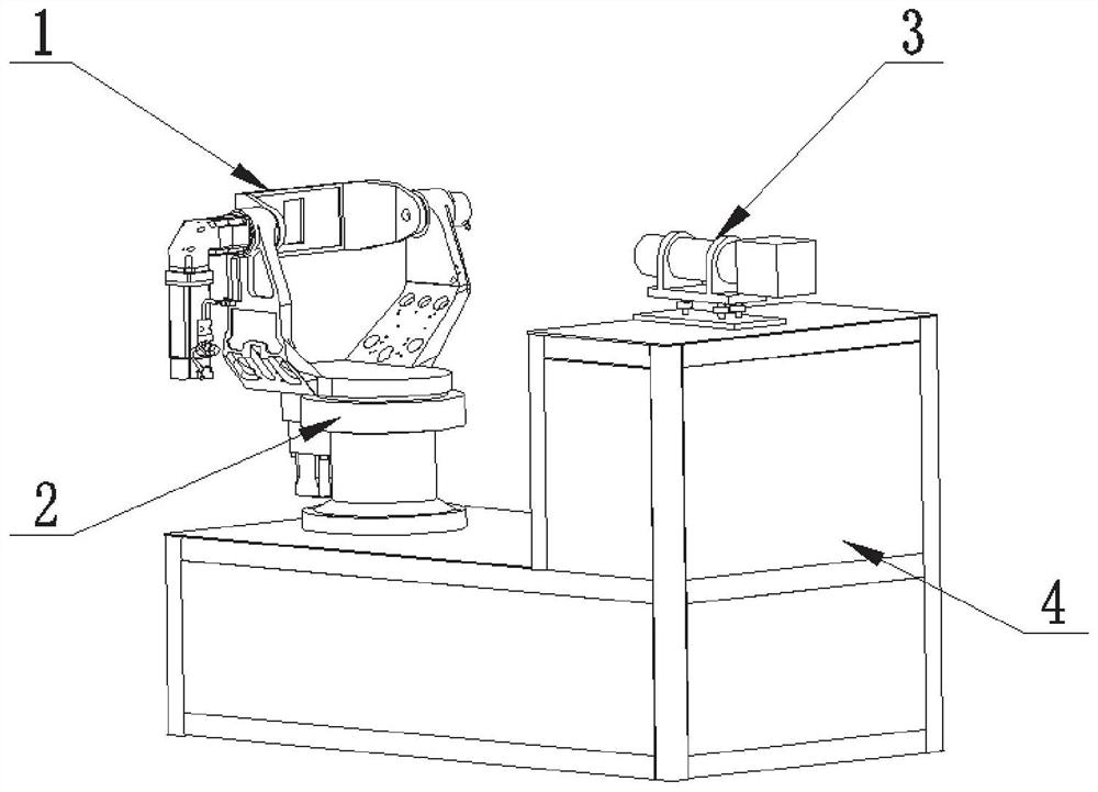 Precision measuring device for two-dimensional pointing mechanism