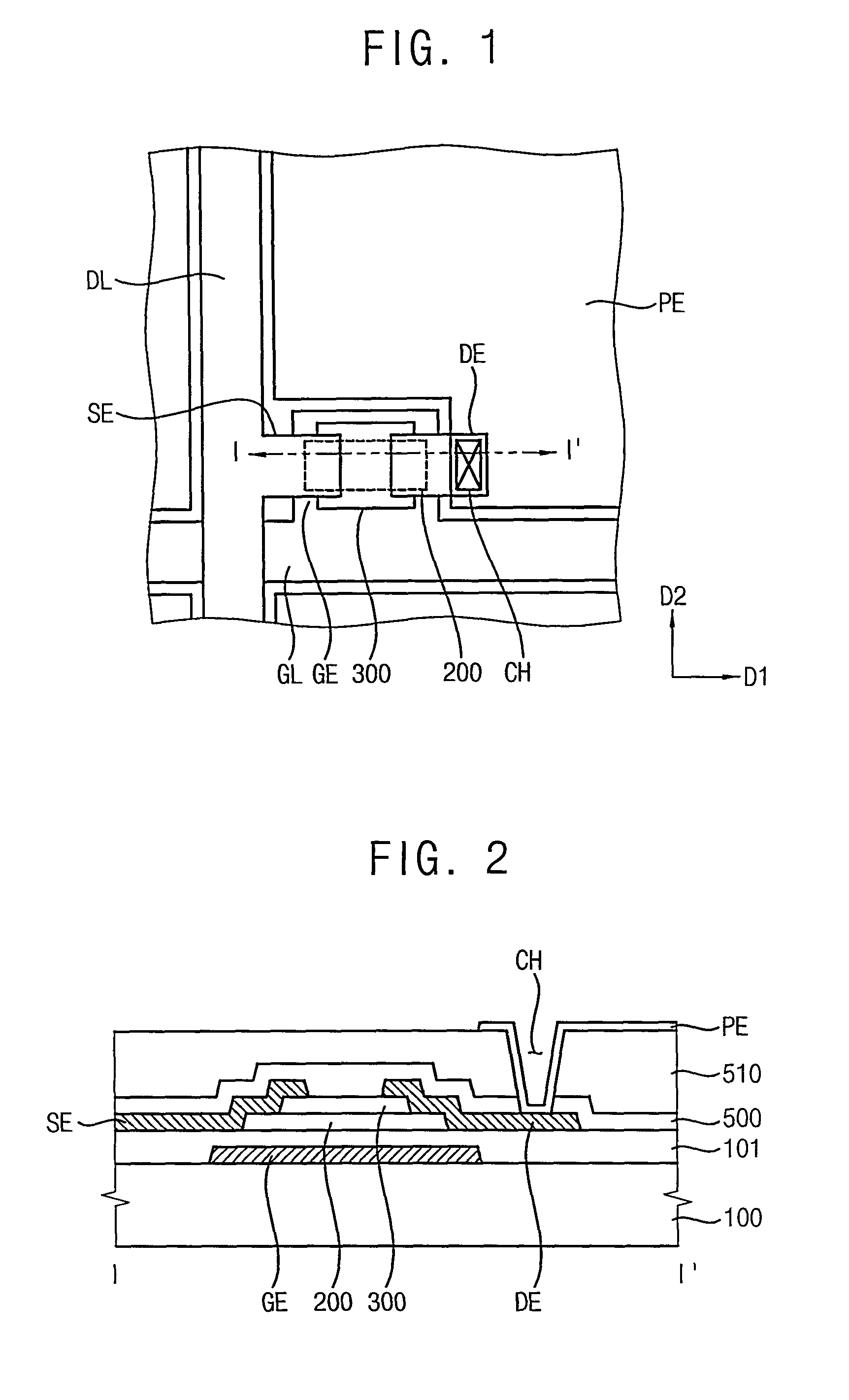 Thin film transistor, display substrate and method of manufacturing a thin film transistor