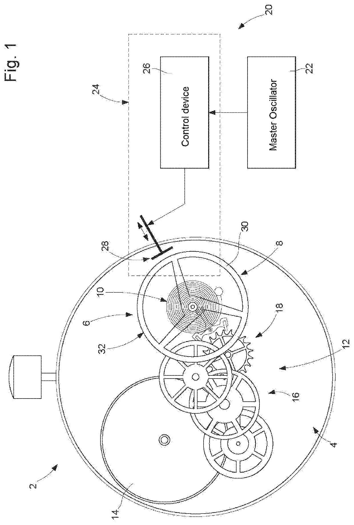Timepiece comprising a mechanical movement which running is enhanced by a regulation device