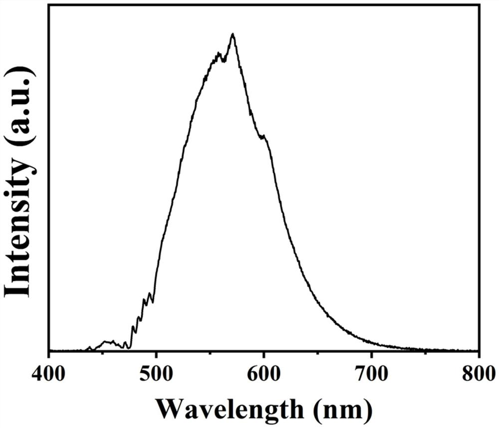 Silicon nitride nanorod fluorescent powder and preparation method and application thereof