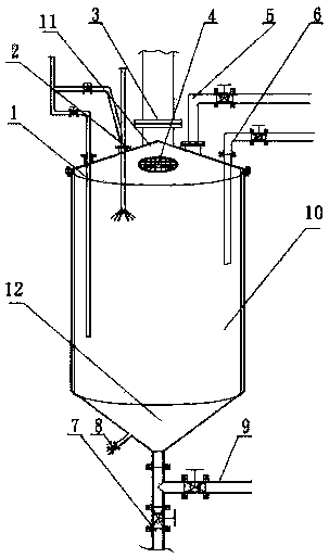 Nickel Hydroxide Raw Iron Removal Process and Pneumatic Stirring Sedimentation Impurity Removal Tank Used