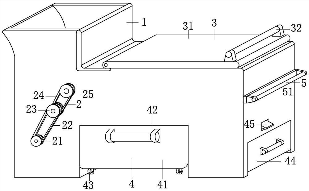 Industrial solid waste treatment and collection device