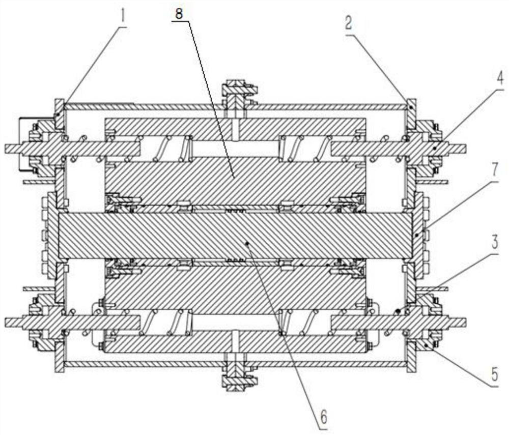 Vibrator assembly of centering structure