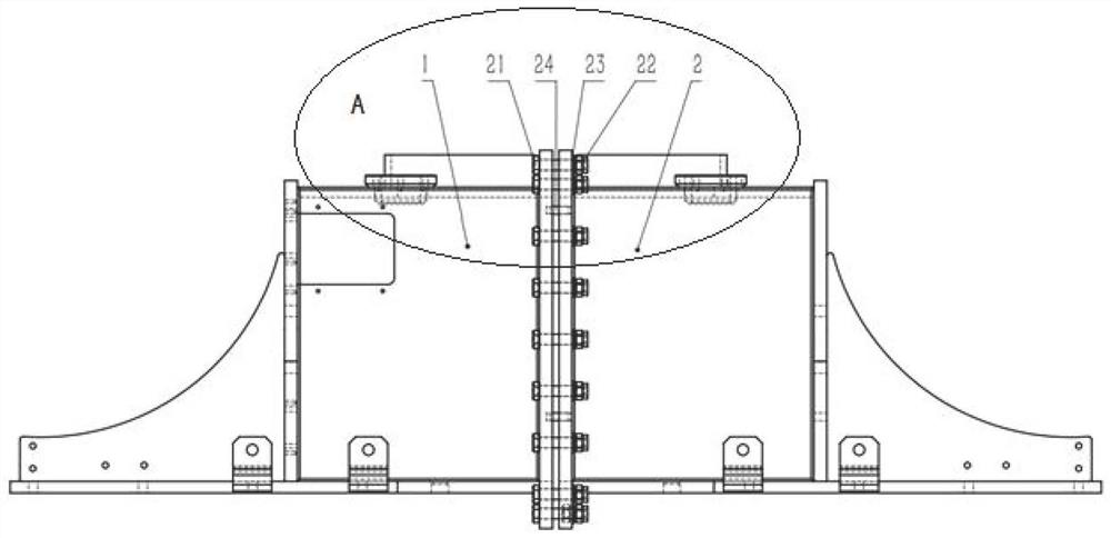 Vibrator assembly of centering structure