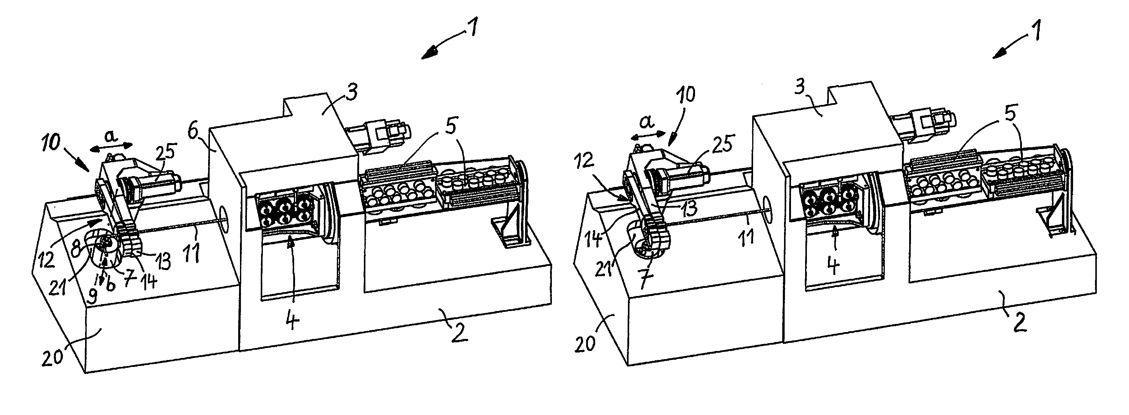 Bending apparatus for rod-shaped workpieces