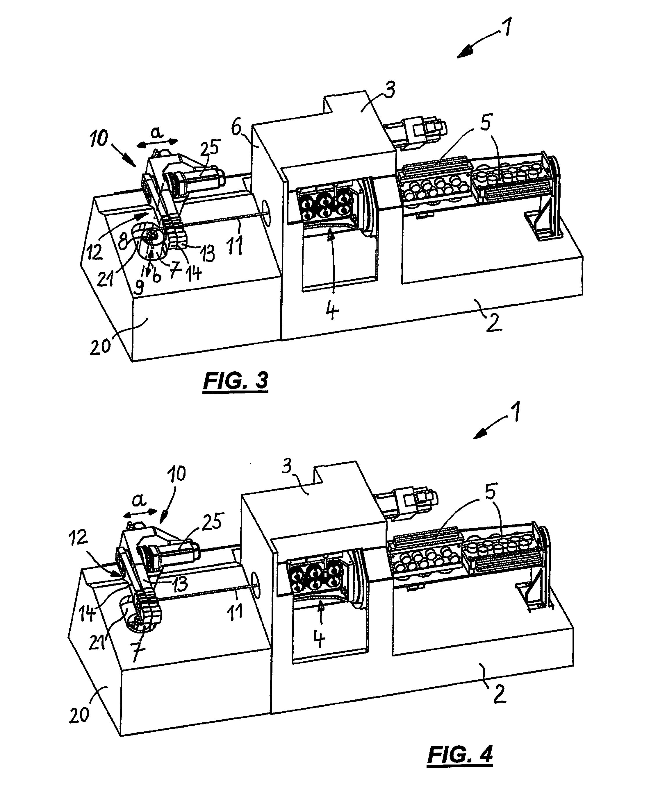 Bending apparatus for rod-shaped workpieces