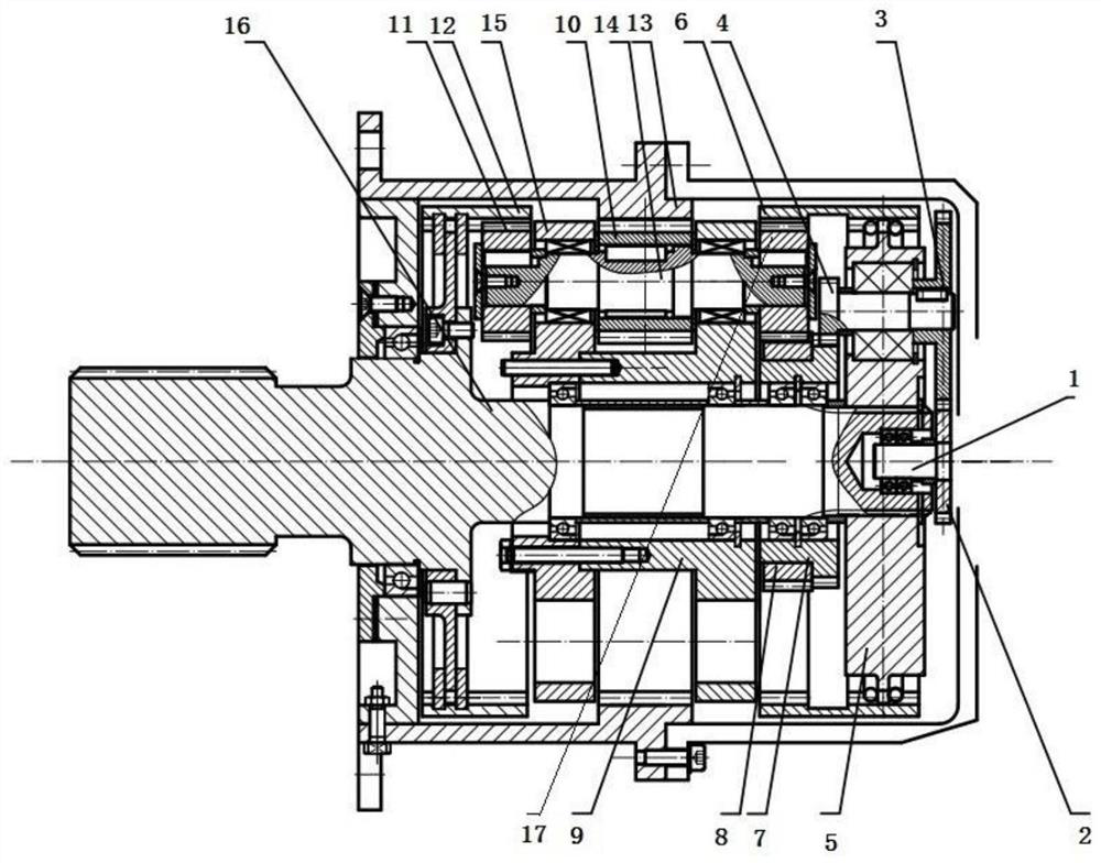ww-ngwn differential multi-connected planetary reducer