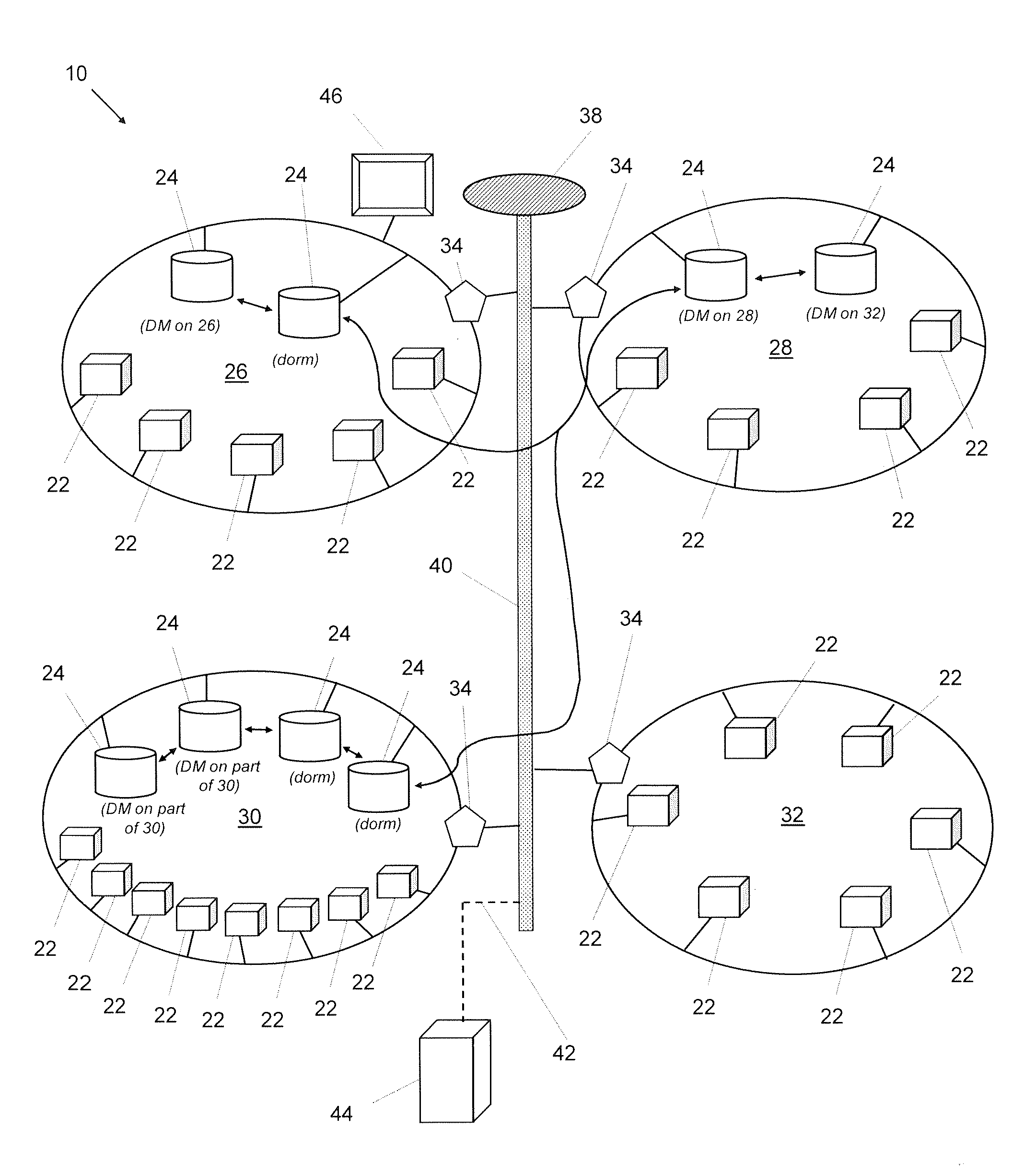 System and method for monitoring a plurality of network devices