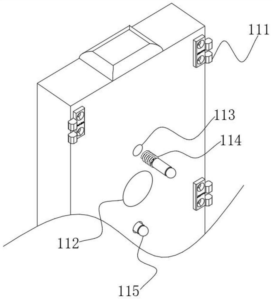 Medical mobile informatization patient information acquisition device for ward round