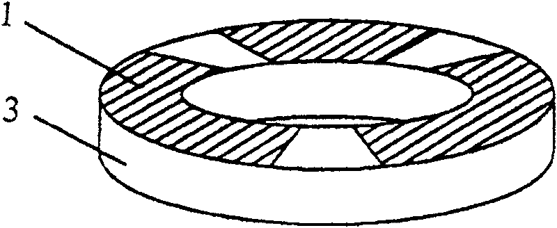 Copper electrode strontium titanate annular piezoresistor