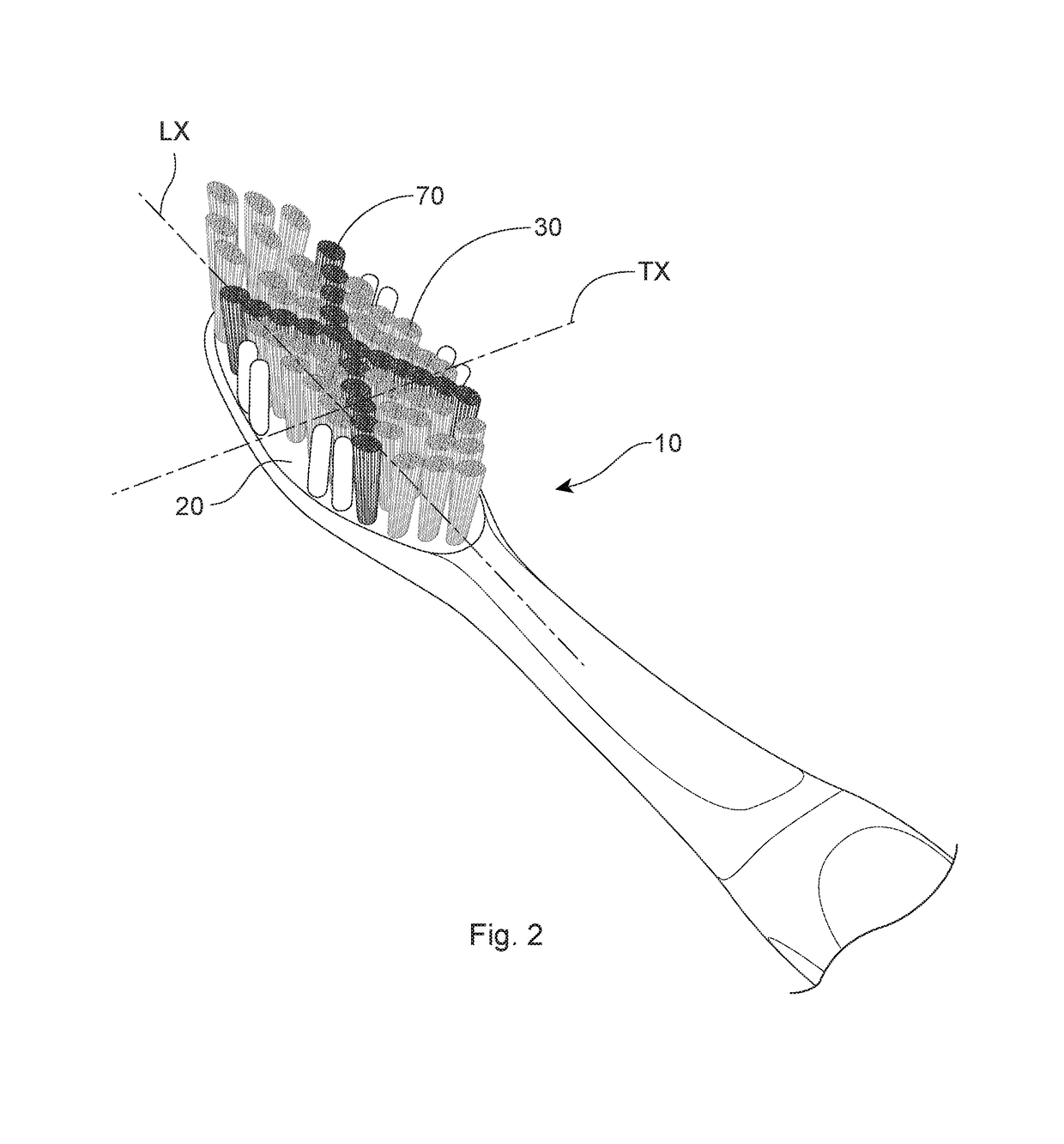 Oral-care implement having color-communicative element