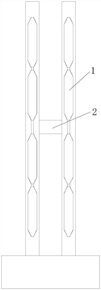 Construction method of high pier column straining beam