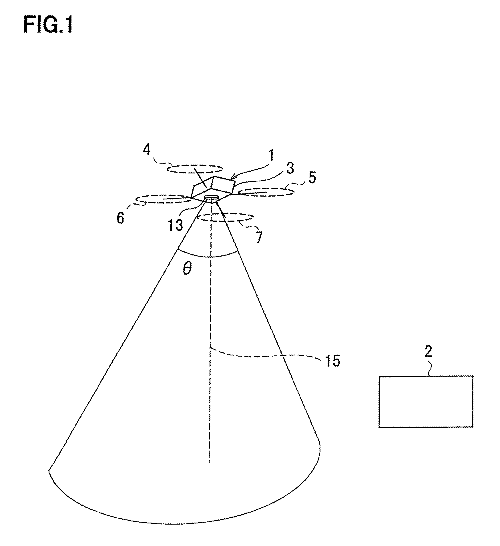Aerial photograph image pickup method and aerial photograph image pickup apparatus
