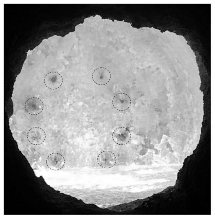 A slag washing and re-passing method and maintenance method for converter bottom blowing components