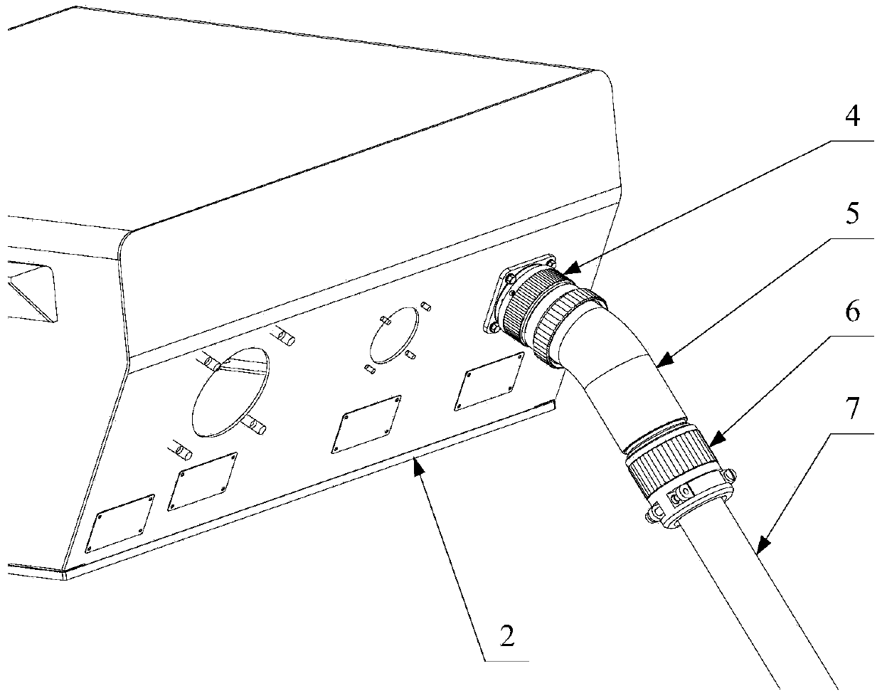 Jumper wire applied to electric locomotive vehicle