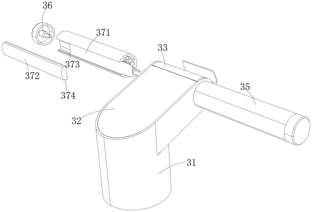 Medical tower crane touch type sensing handle