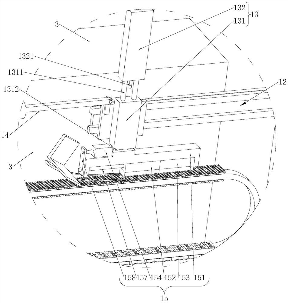 Cotton swab packing device