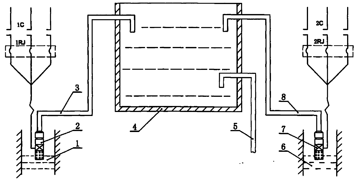 Coal mine static pressure water supplying device capable of automatically and rotatably replenishing water