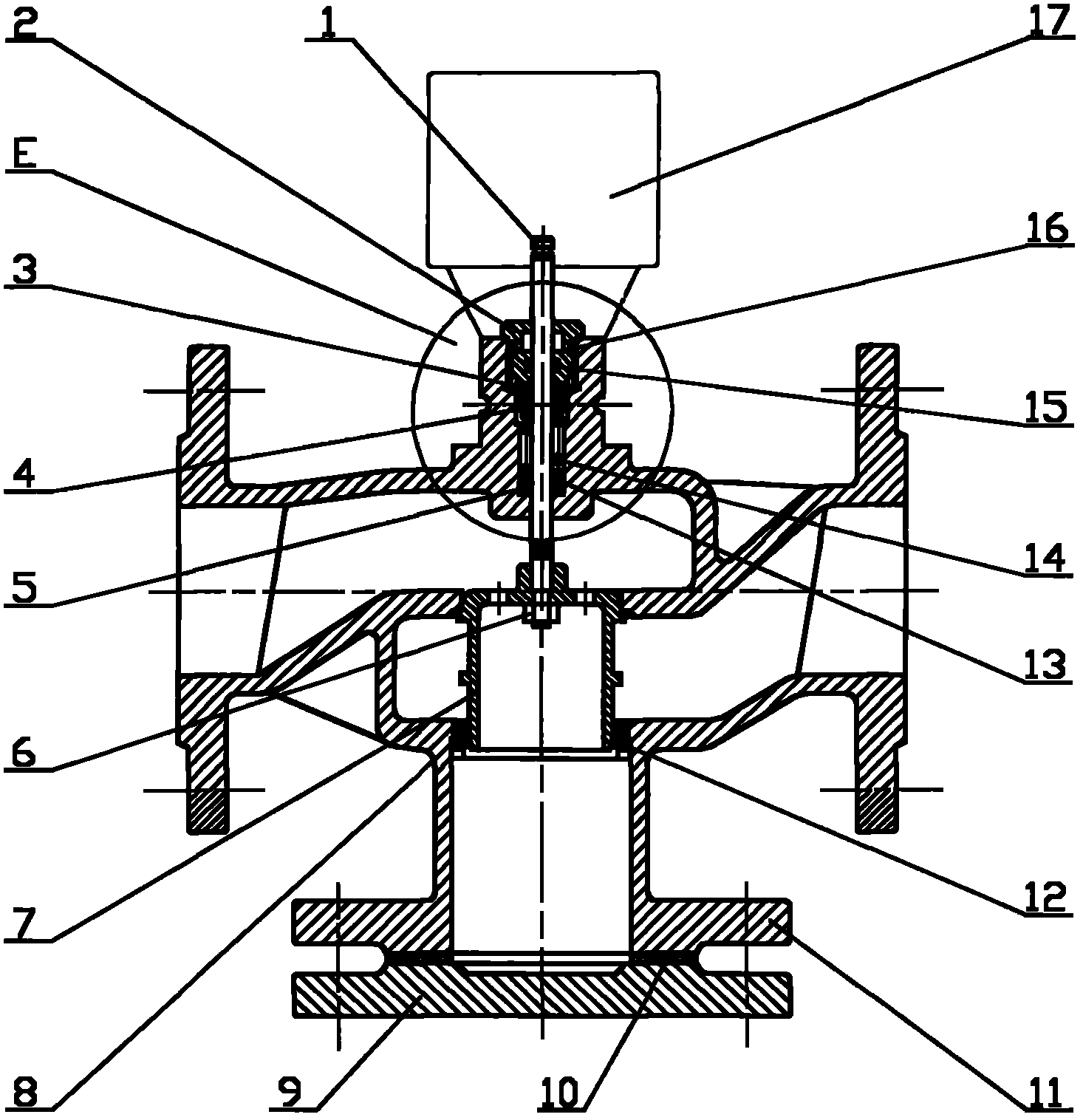 Electromagnetic valve with differential pressure resistance valve core
