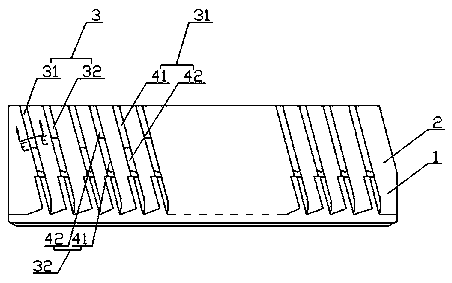 Short edge cutting broaching fine broach and short edge cutting combined broaching fine broaching