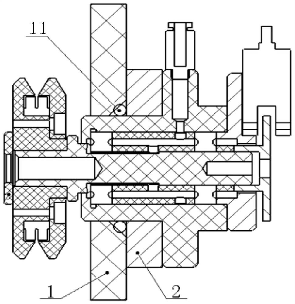 Wafer rotation speed detection device