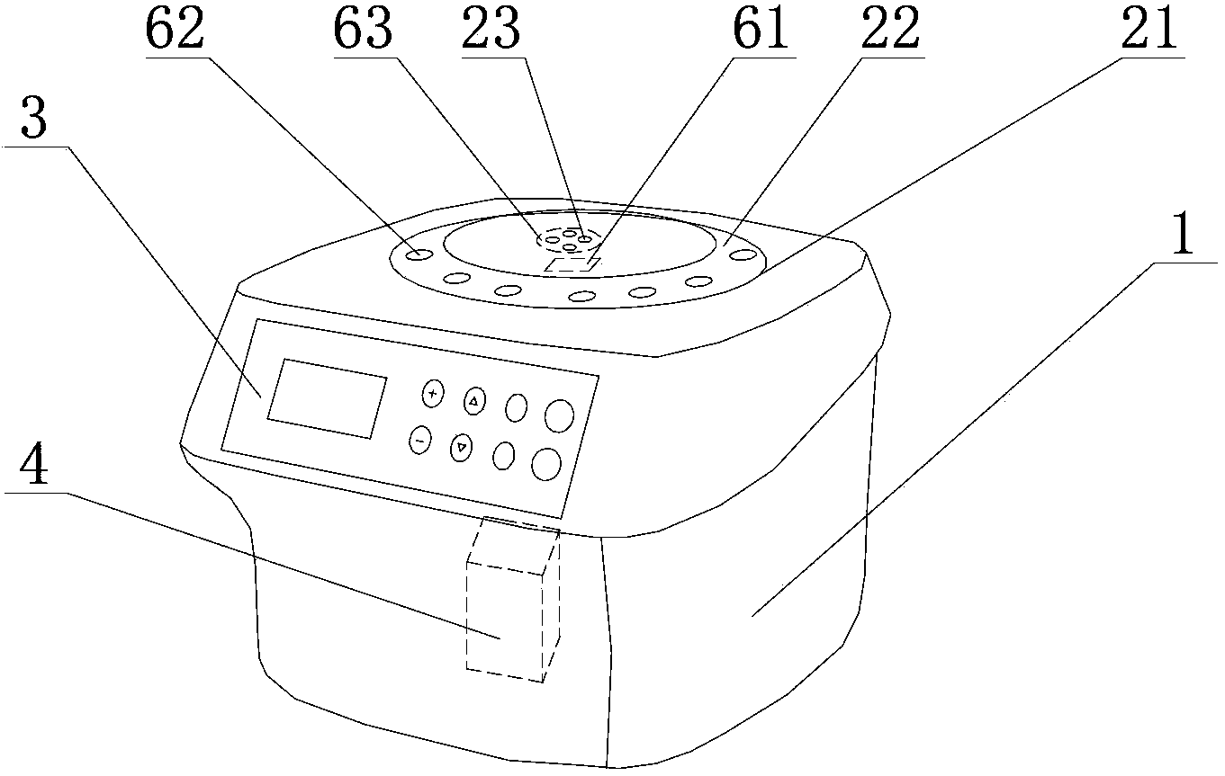 Medical low-speed centrifuge with prompt calling device