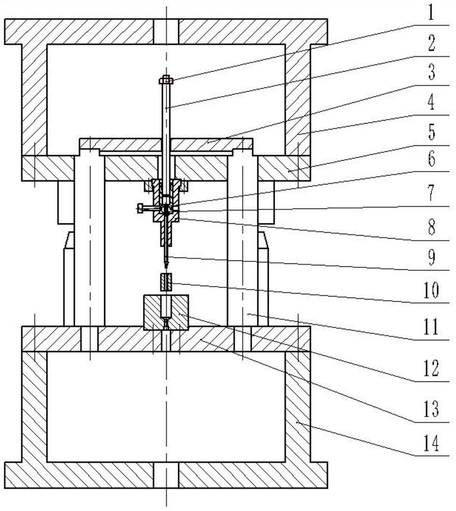 Extrusion die and method for ultra-slender metal thin-walled pipe