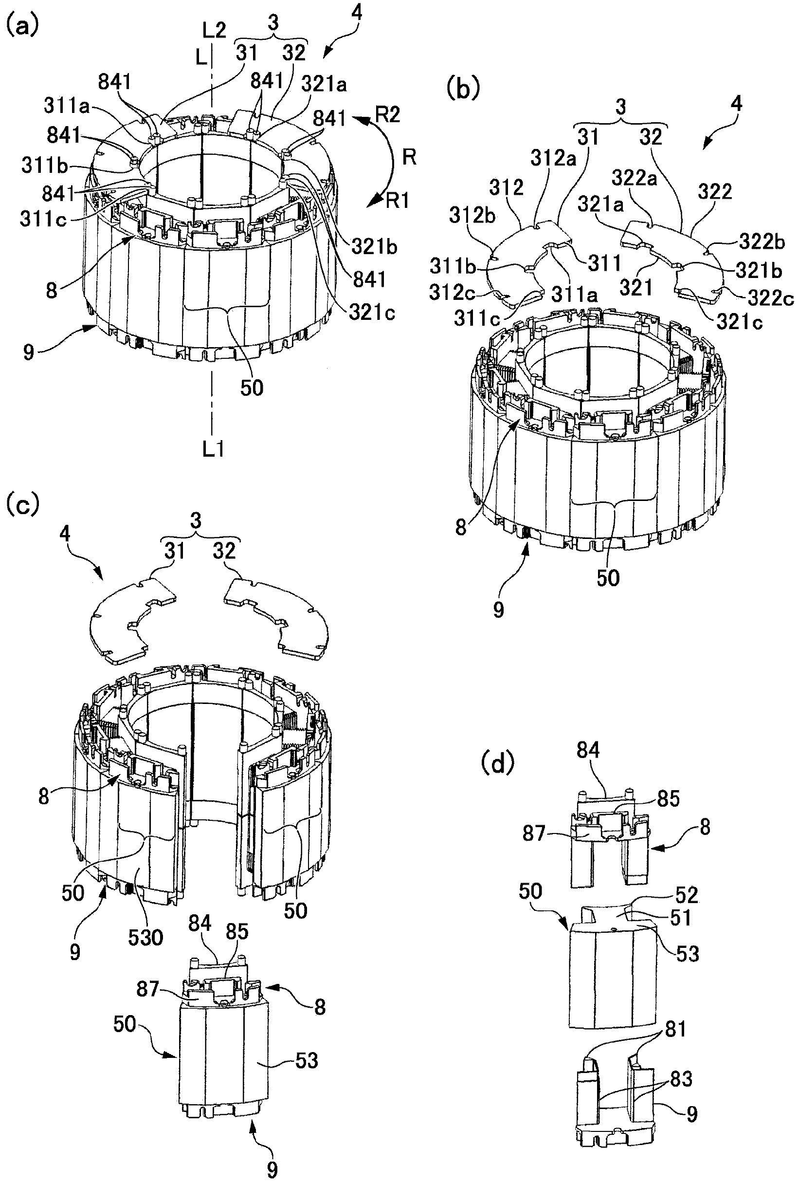 Stator, motor and making method of stator
