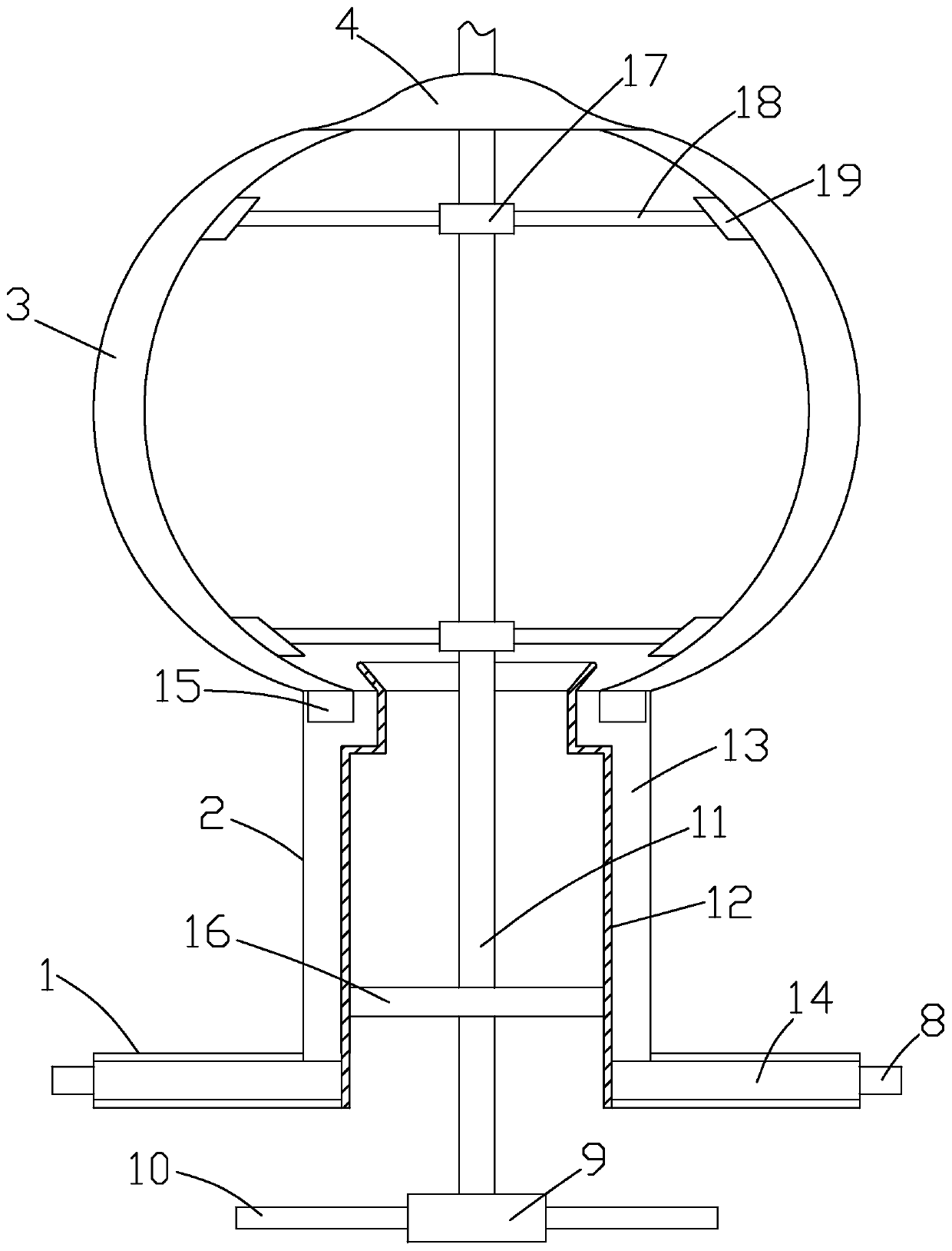 A kind of unpowered fan, its manufacturing method and application