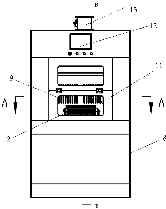Double-tank groove etching machine