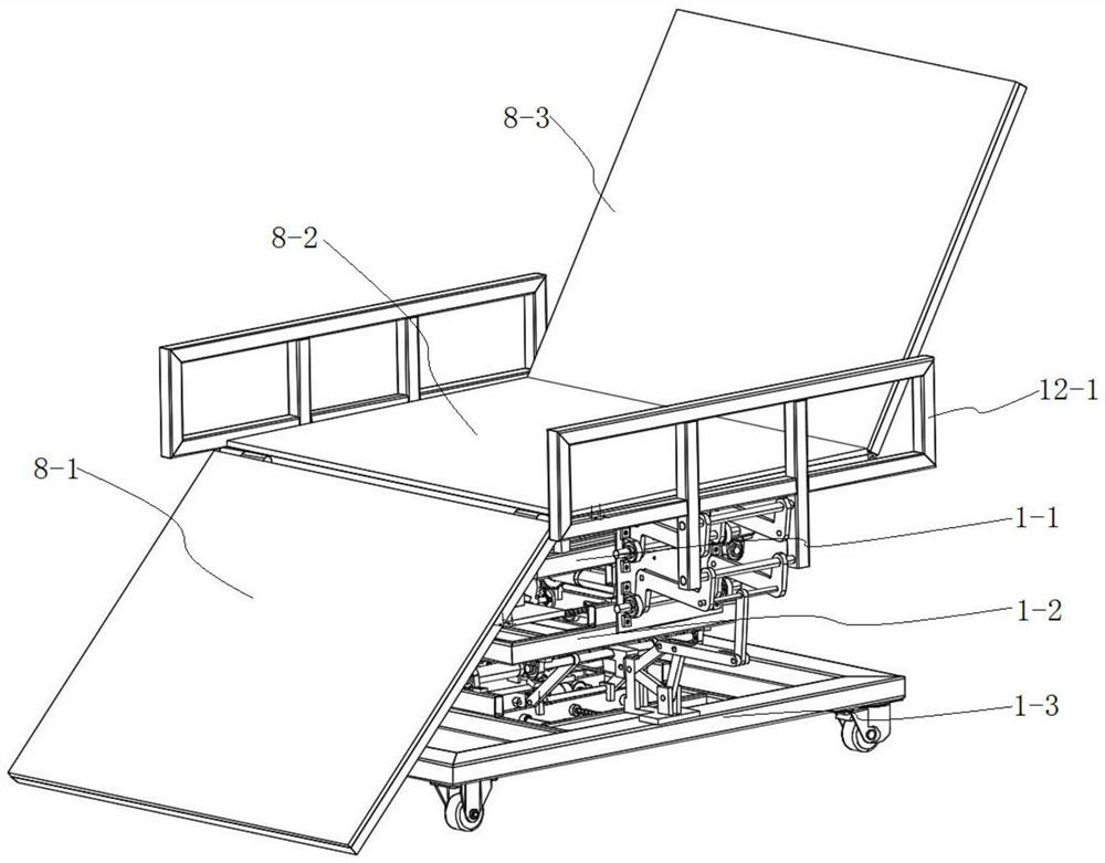 A bed for the elderly that meets comfort requirements and is convenient for getting on and off the bed