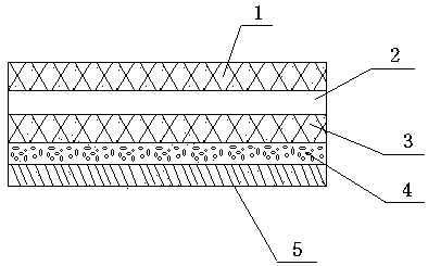 Internally-reinforced composite butyl self-adhesive ethylene-propylene rubber waterproof coiled material and production method thereof