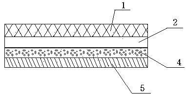 Internally-reinforced composite butyl self-adhesive ethylene-propylene rubber waterproof coiled material and production method thereof