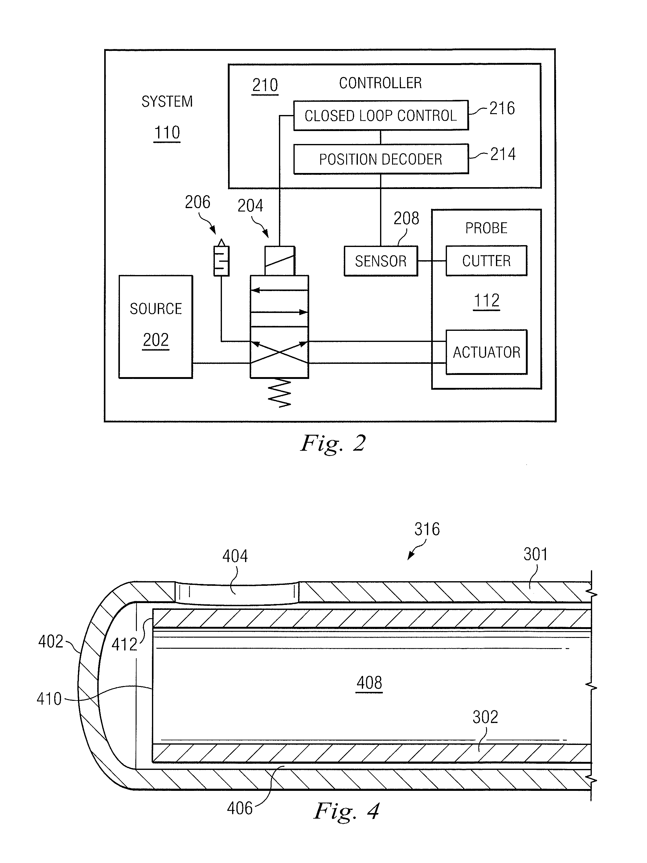 Position feedback control for a vitrectomy probe