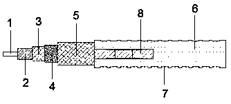 Self-fixing electric tracing band