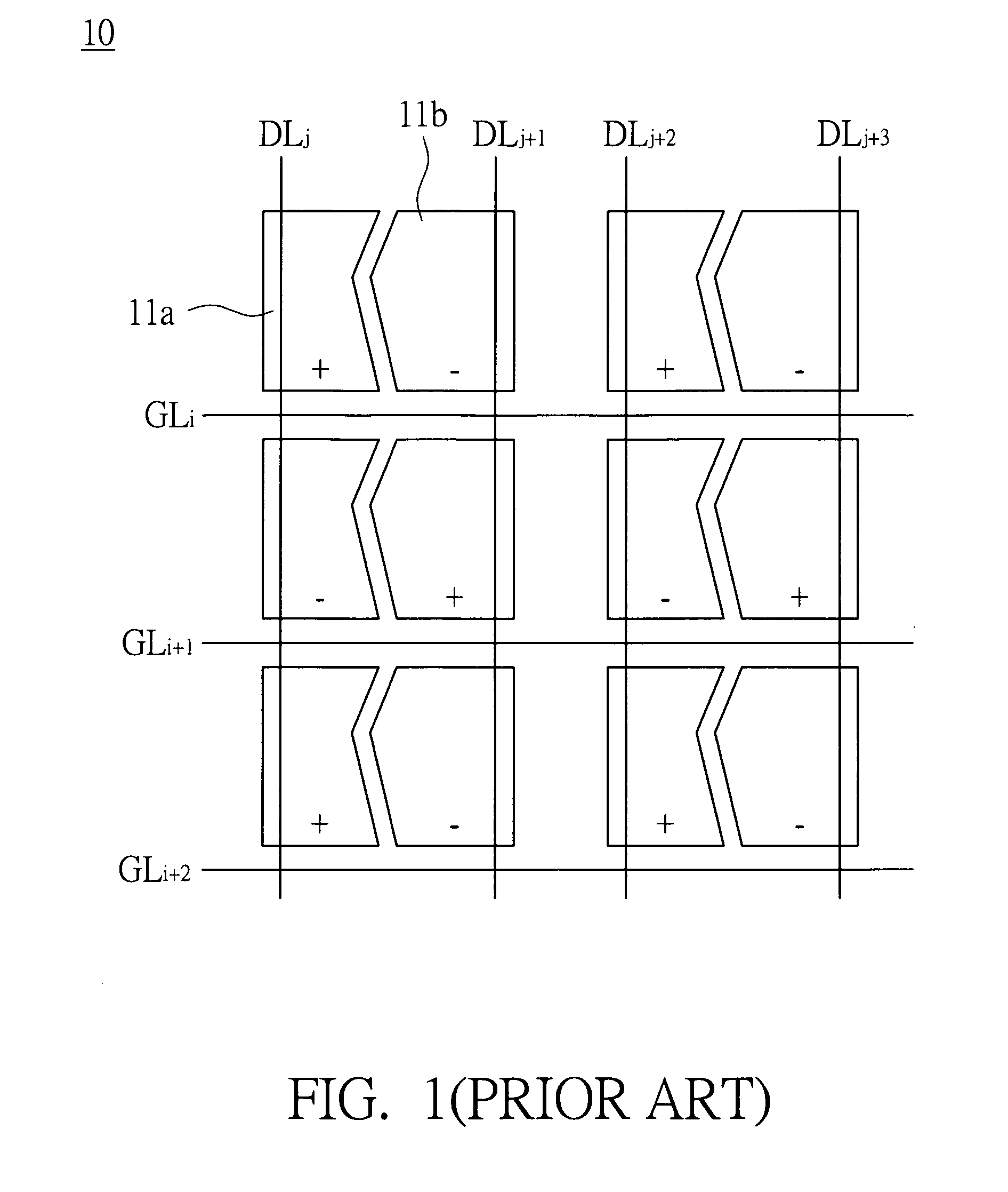 Liquid crystal display element and pixel structure