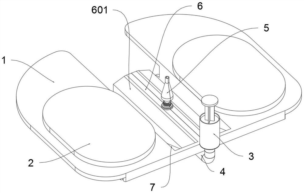 A manual portable medicine pushing device for the anus of anorectal department