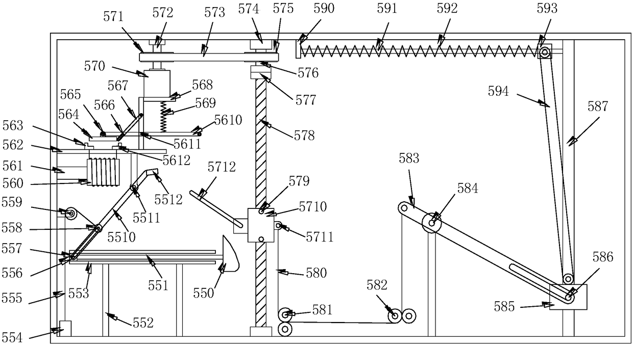 Drawing folding device for petroleum pipeline design